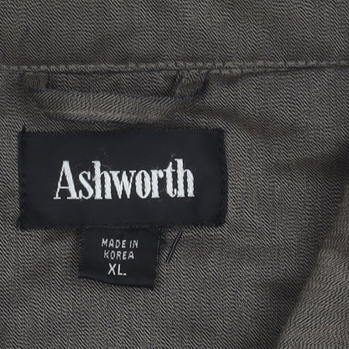 Ashworth Men's XL Grey Basic Casual Jacket