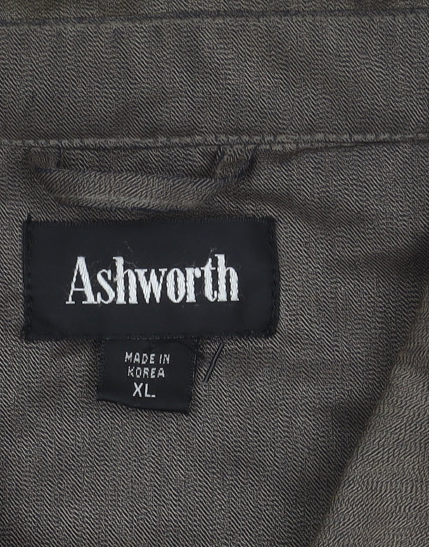 Ashworth Men's XL Grey Basic Casual Jacket
