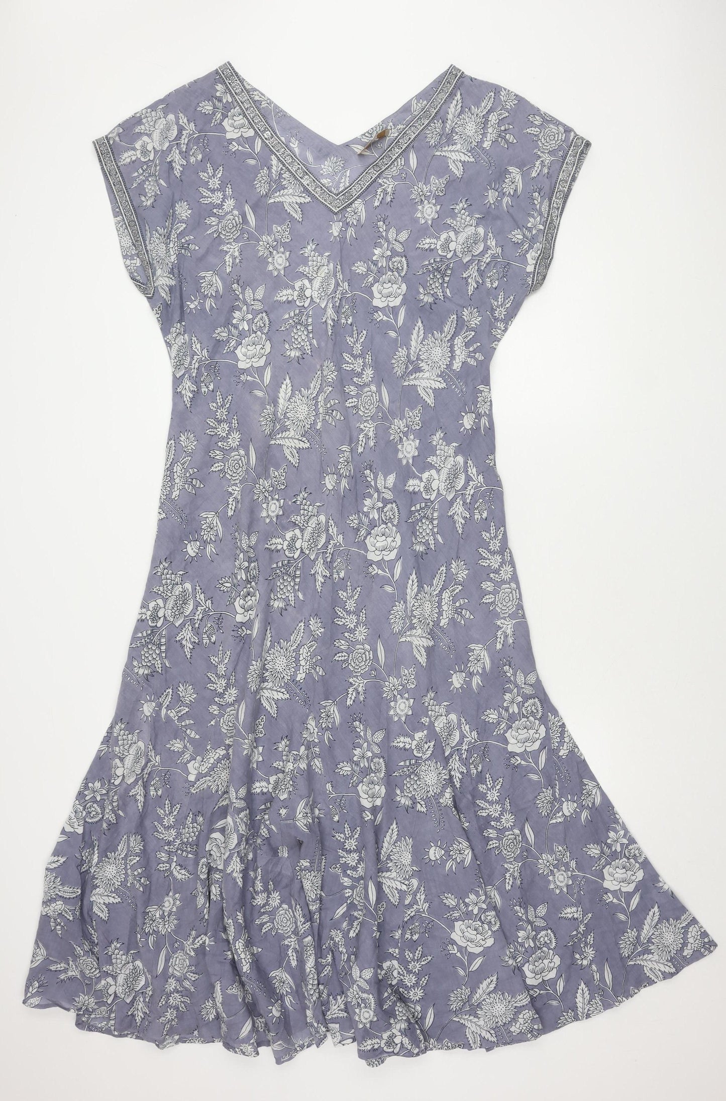 East Women’s Multicoloured Floral V-Neck Dress