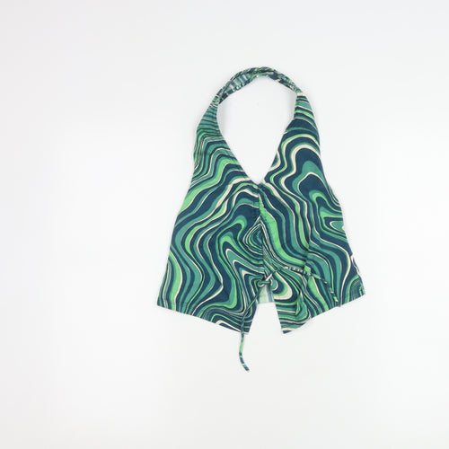 Motel Women's Green Camisole Halter Tank Top M