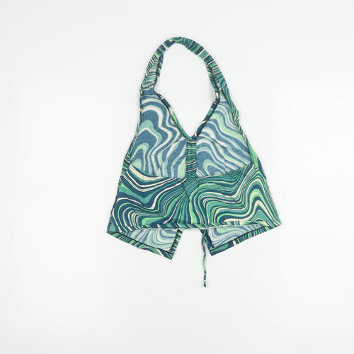 Motel Women's Green Camisole Halter Tank Top M