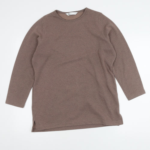 BHS Women's Mocha Brown Pullover Jumper Size 12