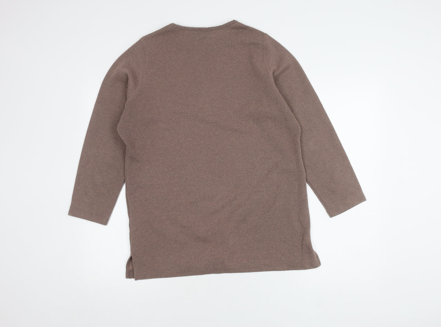 BHS Women's Mocha Brown Pullover Jumper Size 12