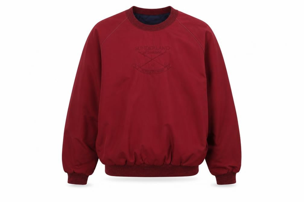 Front view of Sunderland Men's Red Pullover Sweatshirt L
