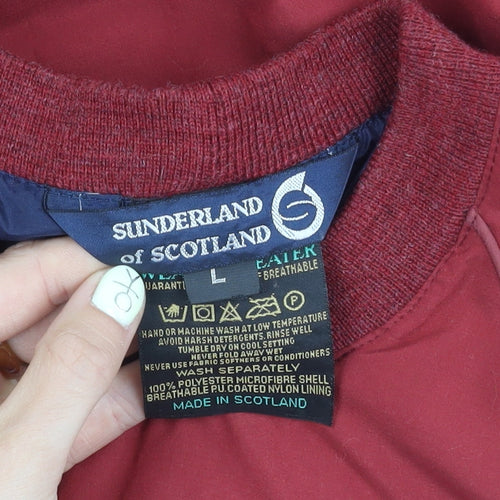 Sunderland Men's Red Pullover Sweatshirt L