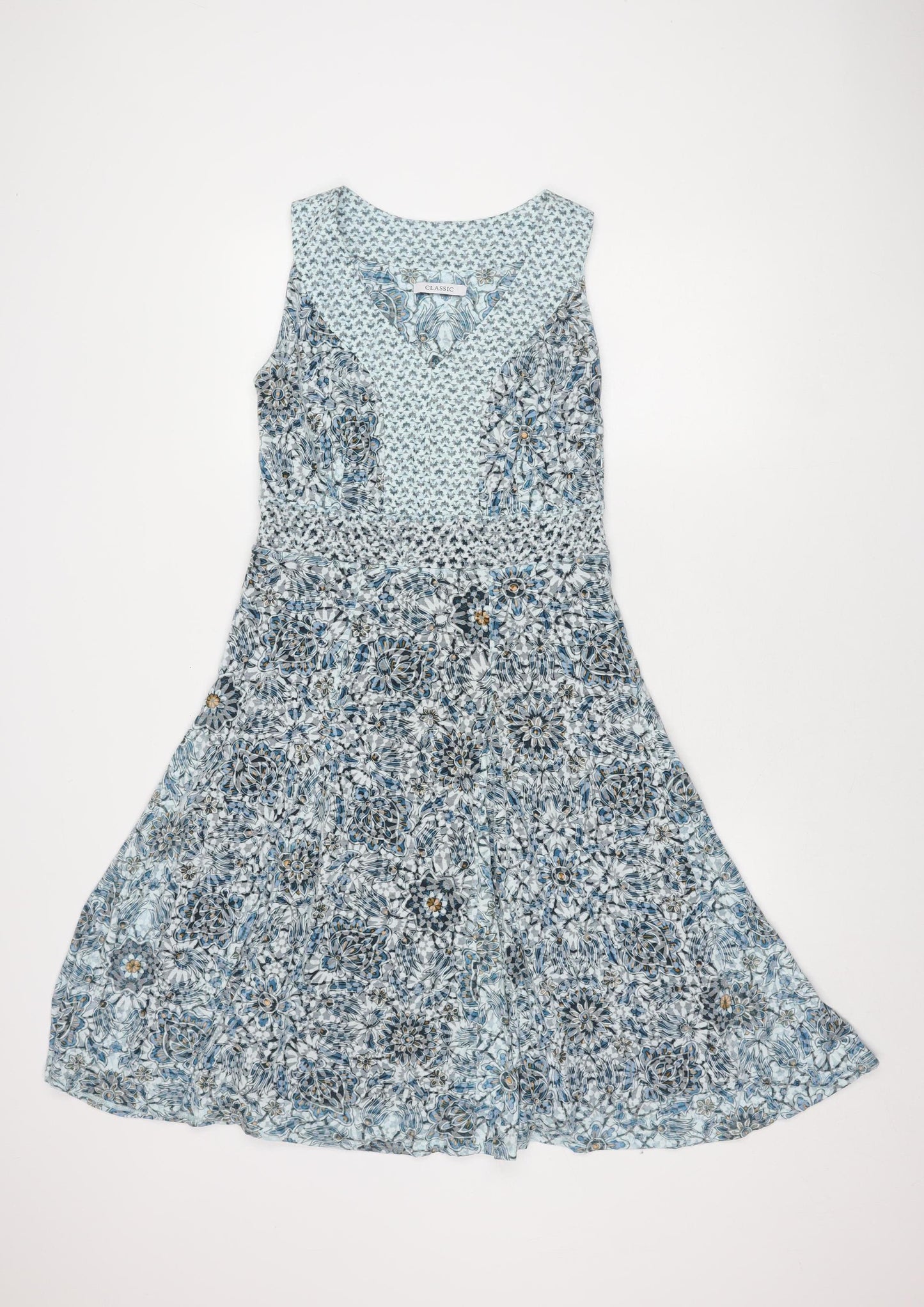 Marks and Spencer Women's Multicoloured Fit & Flare Dress