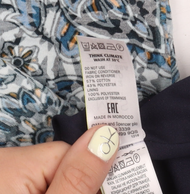 Marks and Spencer Women's Multicoloured Fit & Flare Dress