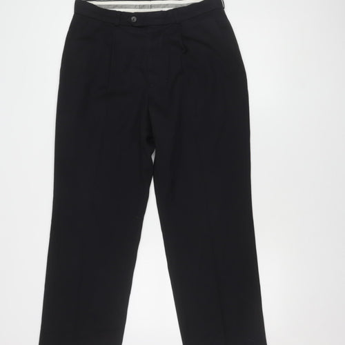 Berletex Men's Black Trousers Size 32