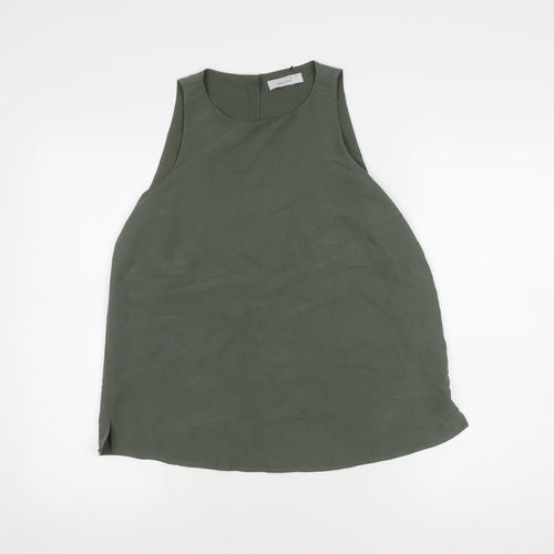 Marks and Spencer Women's Green Tank Top, Size 8