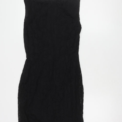 Planet Women's Black Strapless Sheath Dress Size 8
