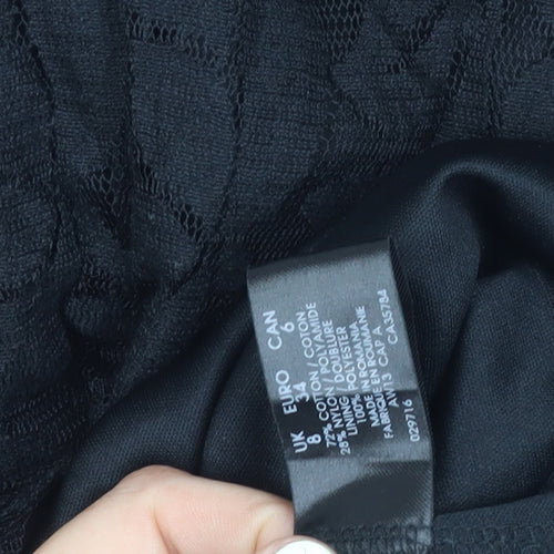 Planet Women's Black Strapless Sheath Dress Size 8