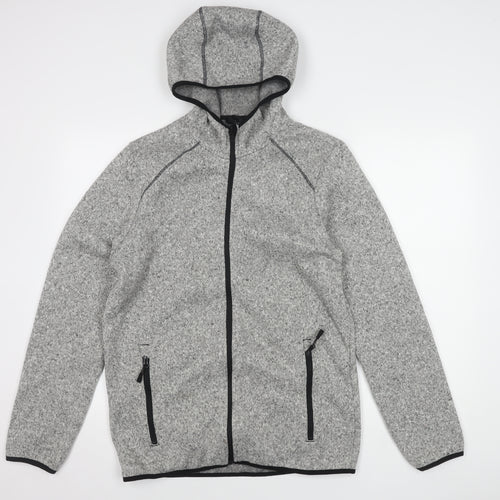 Livergy Men's Grey Hooded Jacket M