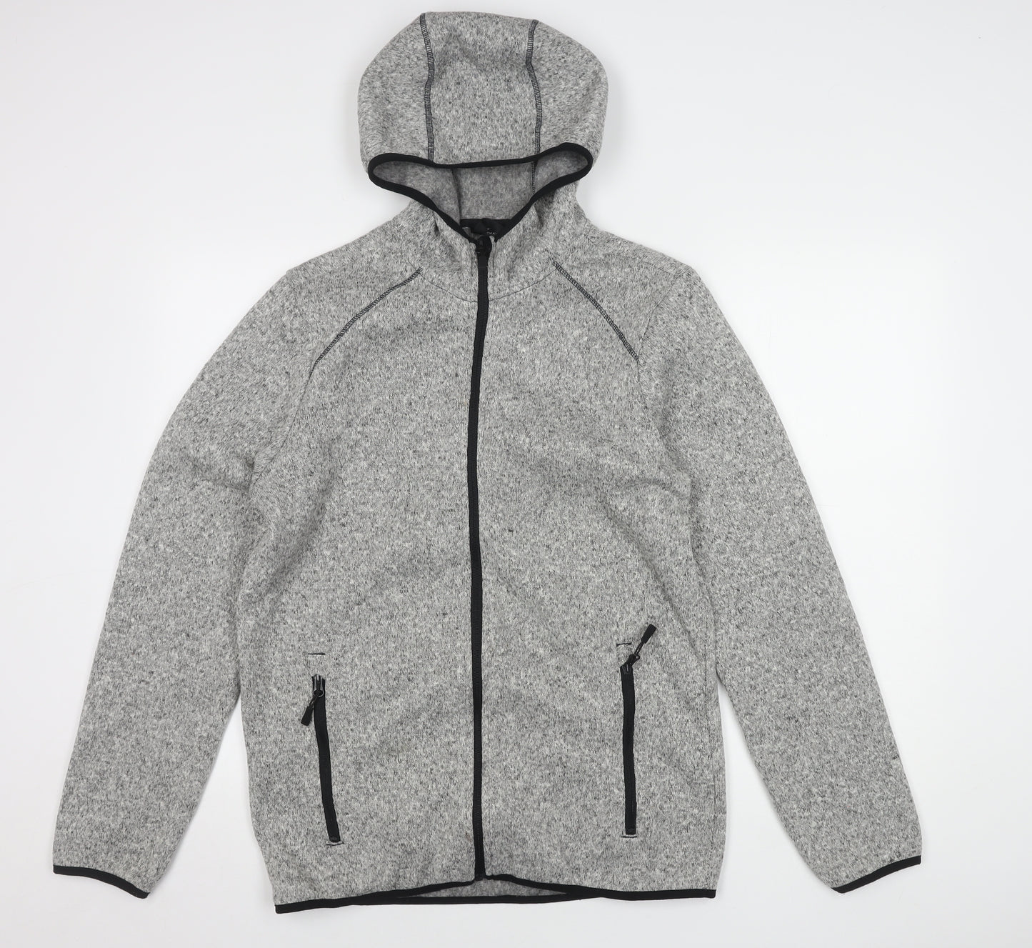 Livergy Men's Grey Hooded Jacket M