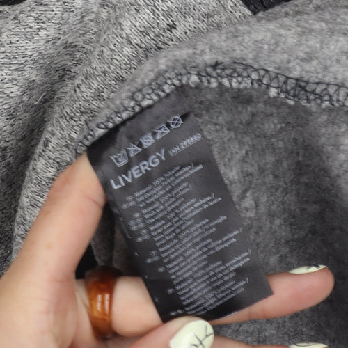 Livergy Men's Grey Hooded Jacket M