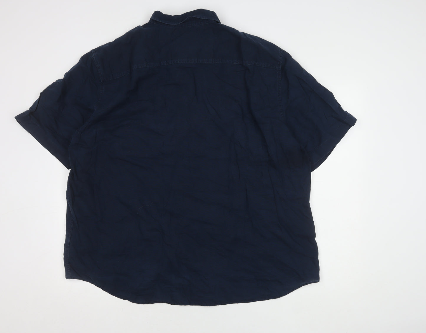Marks & Spencer Men's Navy Blue 3XL Shirt