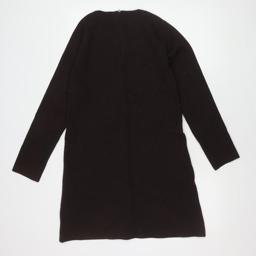 Zara Women's Black Bodycon Dress M