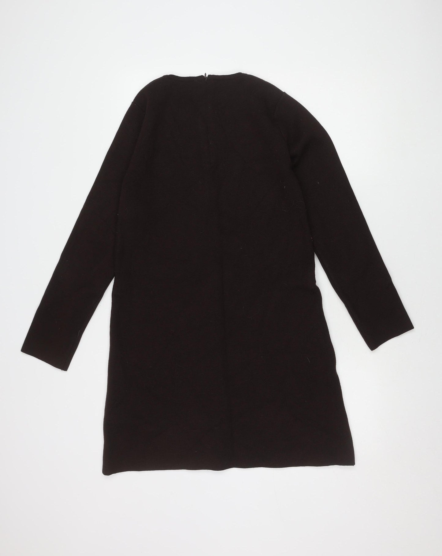 Zara Women's Black Bodycon Dress M