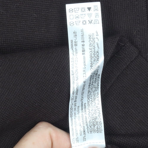 Zara Women's Black Bodycon Dress M