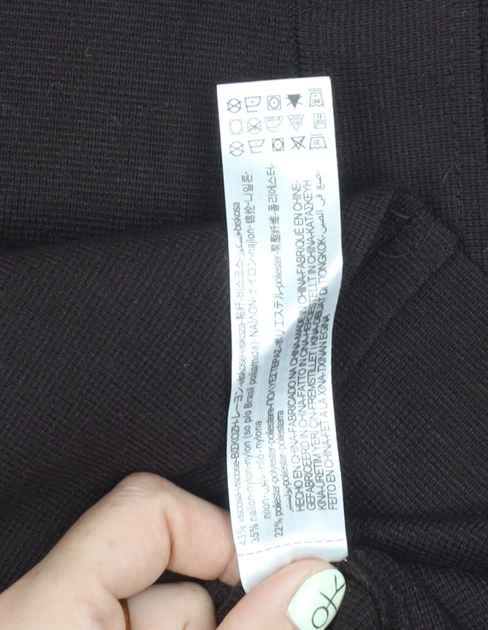 Zara Women's Black Bodycon Dress M