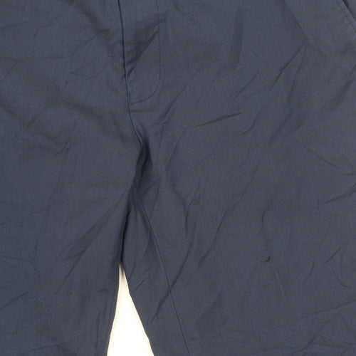 Marks and Spencer Men's Blue Regular Trousers 32