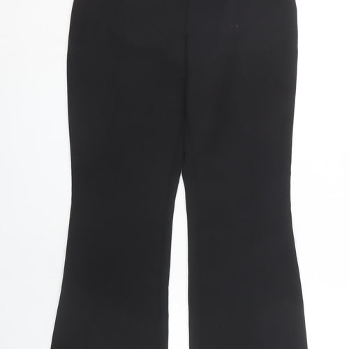 Lipsy Women's Black Flared Trousers Size 10