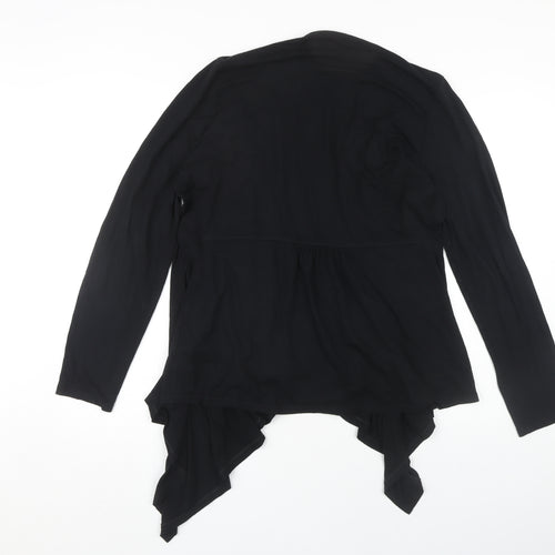 Marks and Spencer Women's Black Open Front Cardigan Size 16