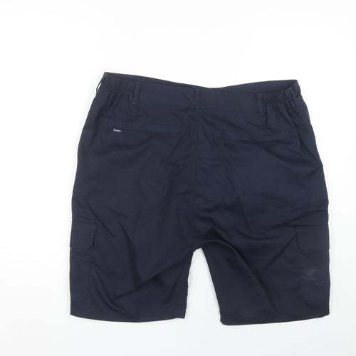Champion Men's Blue Cargo Shorts Size 38 with Pockets