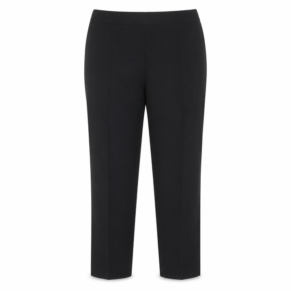 Front view of Marks & Spencer Women's Black Straight Trousers, size 14