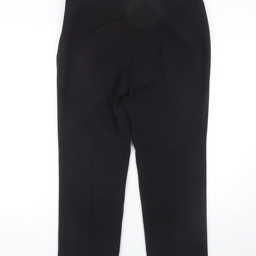 Marks & Spencer Women's Black Straight Trousers Size 14