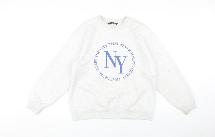 Dunnes Women's Grey S Pullover Sweatshirt