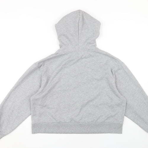 New Look Women's Grey Pullover Hoodie M