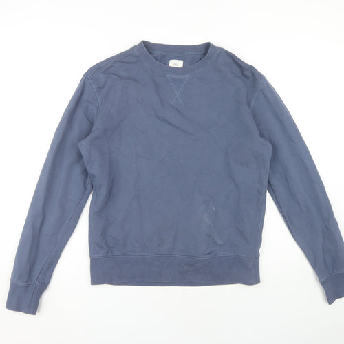 Marks and Spencer Men's Blue Sweatshirt, Size S, Pullover
