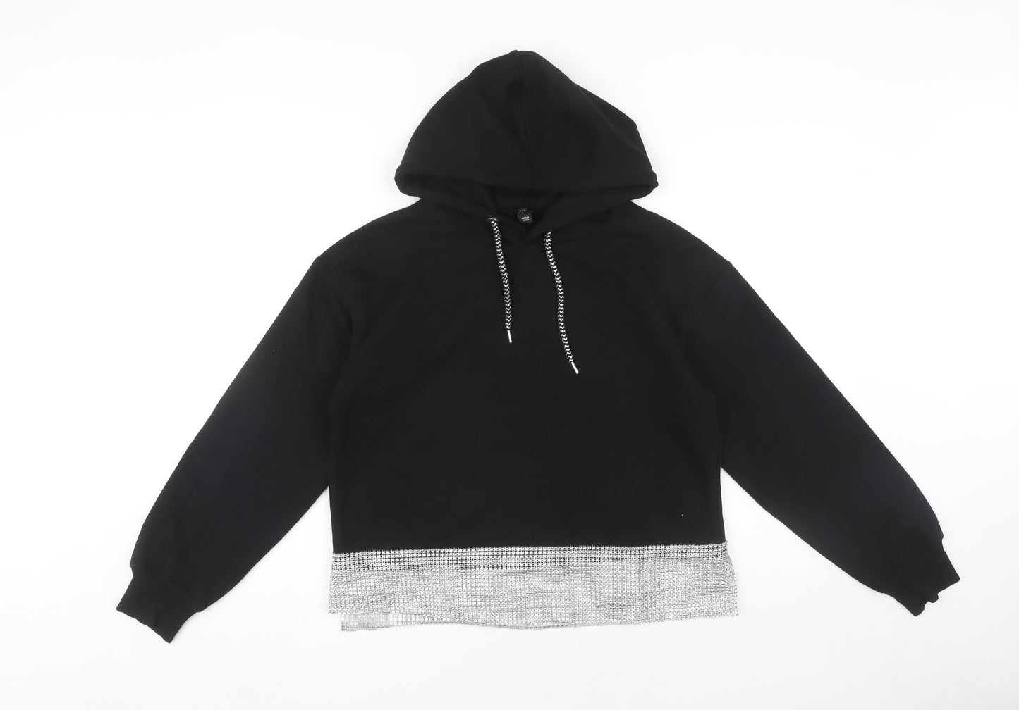 River Island Women's Black Pullover Hoodie S