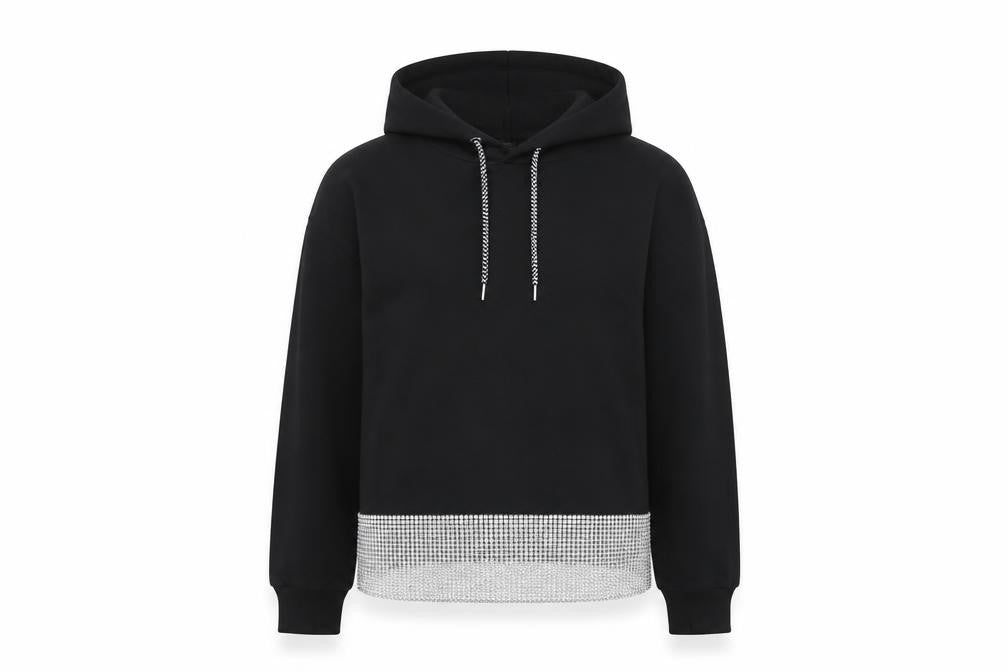 Front view of River Island Women's Black Pullover Hoodie S