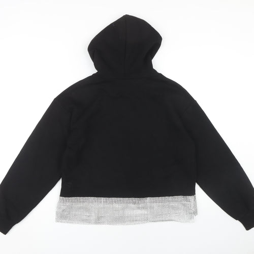 River Island Women's Black Pullover Hoodie S