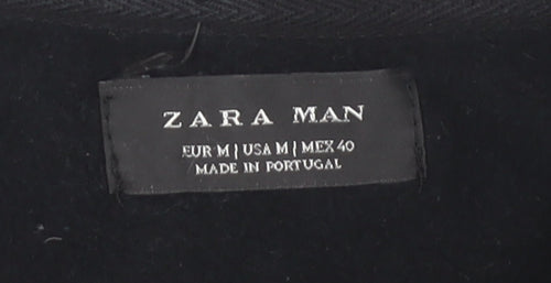 ZARA MAN Black Graphic Print Sweatshirt Med Men