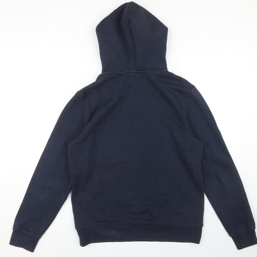 Stock & Hank Men's Blue Graphic Pullover Hoodie S