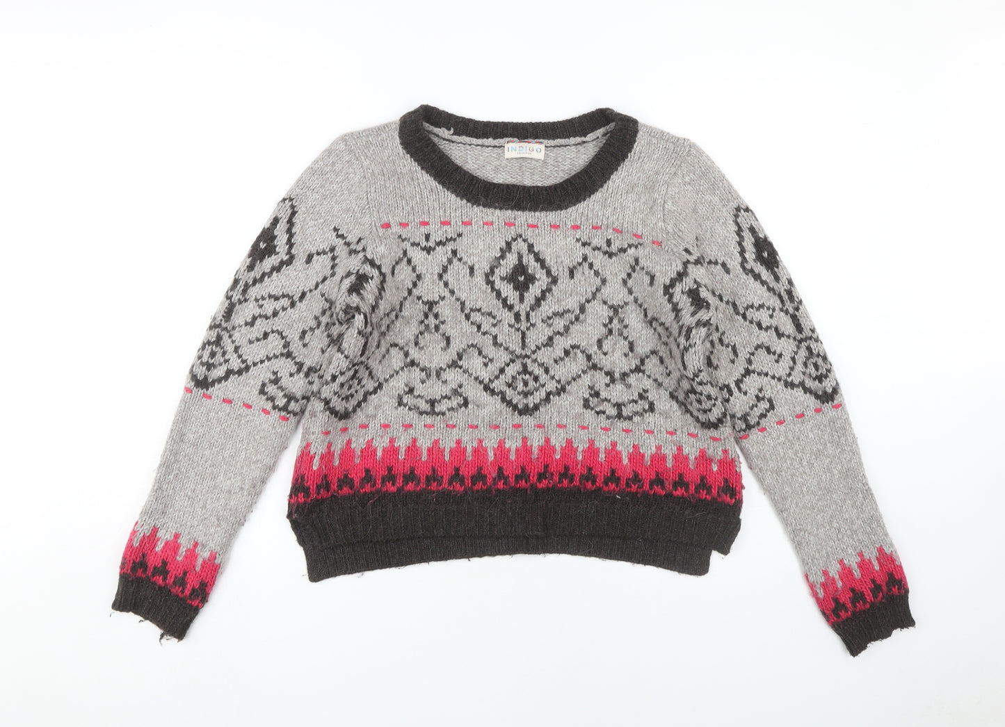 Marks and Spencer Women's Multicoloured Fair Isle Pullover Jumper