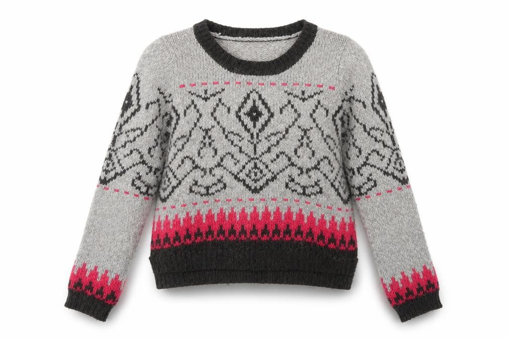 Front view of Marks & Spencer Women's Multicoloured Fair Isle jumper