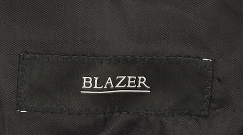 Blazer Men's Medium Grey Wool Blend Business Jacket 40R