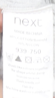 Next Men's Grey V-Neck Pullover Jumper Size M