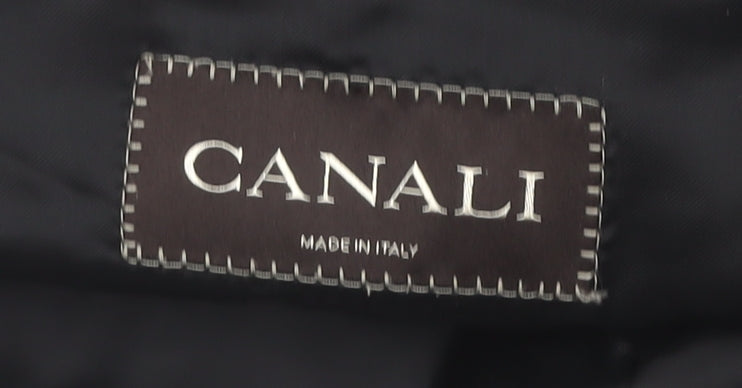 Canali Men's Black Blazer Regular Fit UK 46R