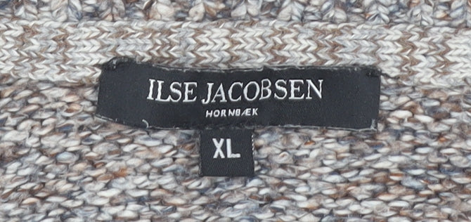 Ilse Jacobsen Women's Multicoloured XL Knit Pullover