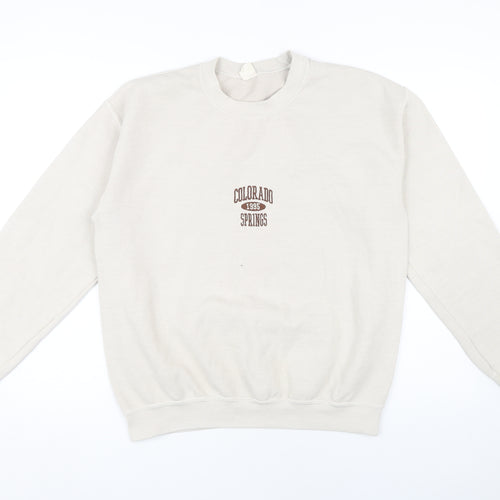 Urban Outfitters Beige Women's S Pullover Sweatshirt