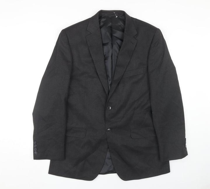 Burton Black Men's Regular Fit Blazer 40R