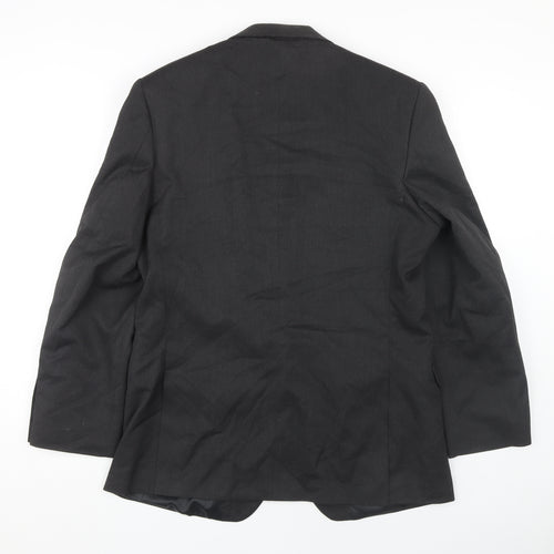 Burton Black Men's Regular Fit Blazer 40R
