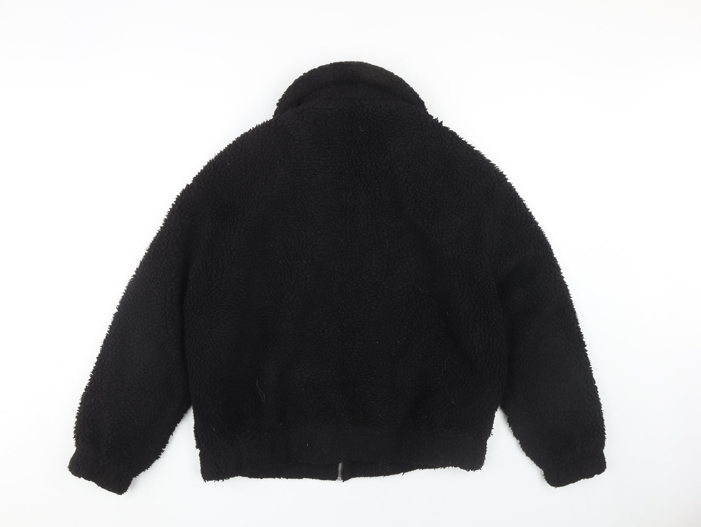 New Look Women's Black Bomber Jacket, Size M, Polyester