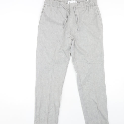 Topman Men's Grey Jogger Trousers Size W32 L30 New