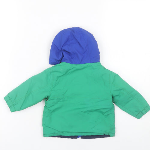 Next Unisex Baby Colourblock Puffer Jacket, 6-9 Months
