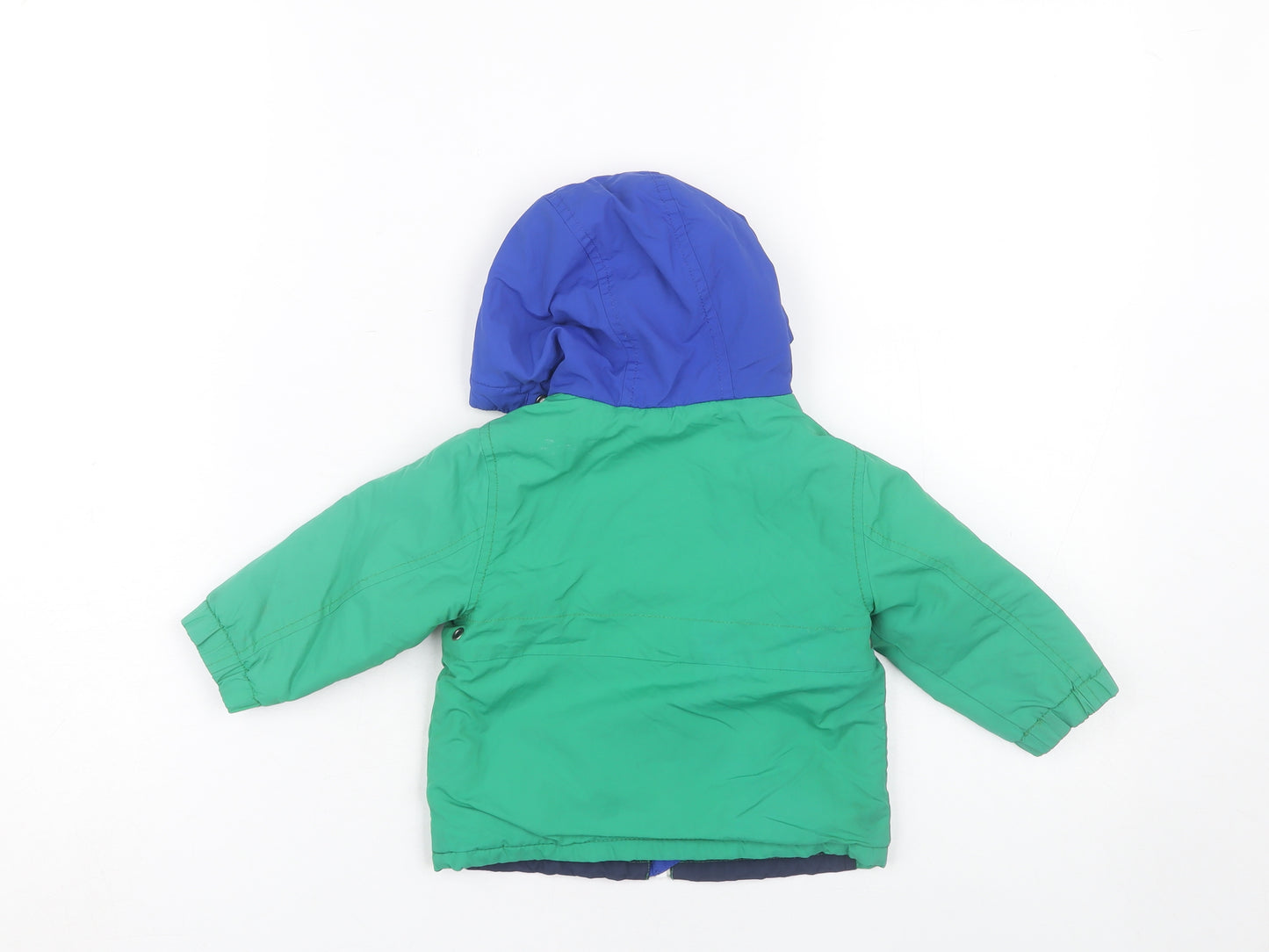 Next Unisex Baby Colourblock Puffer Jacket, 6-9 Months